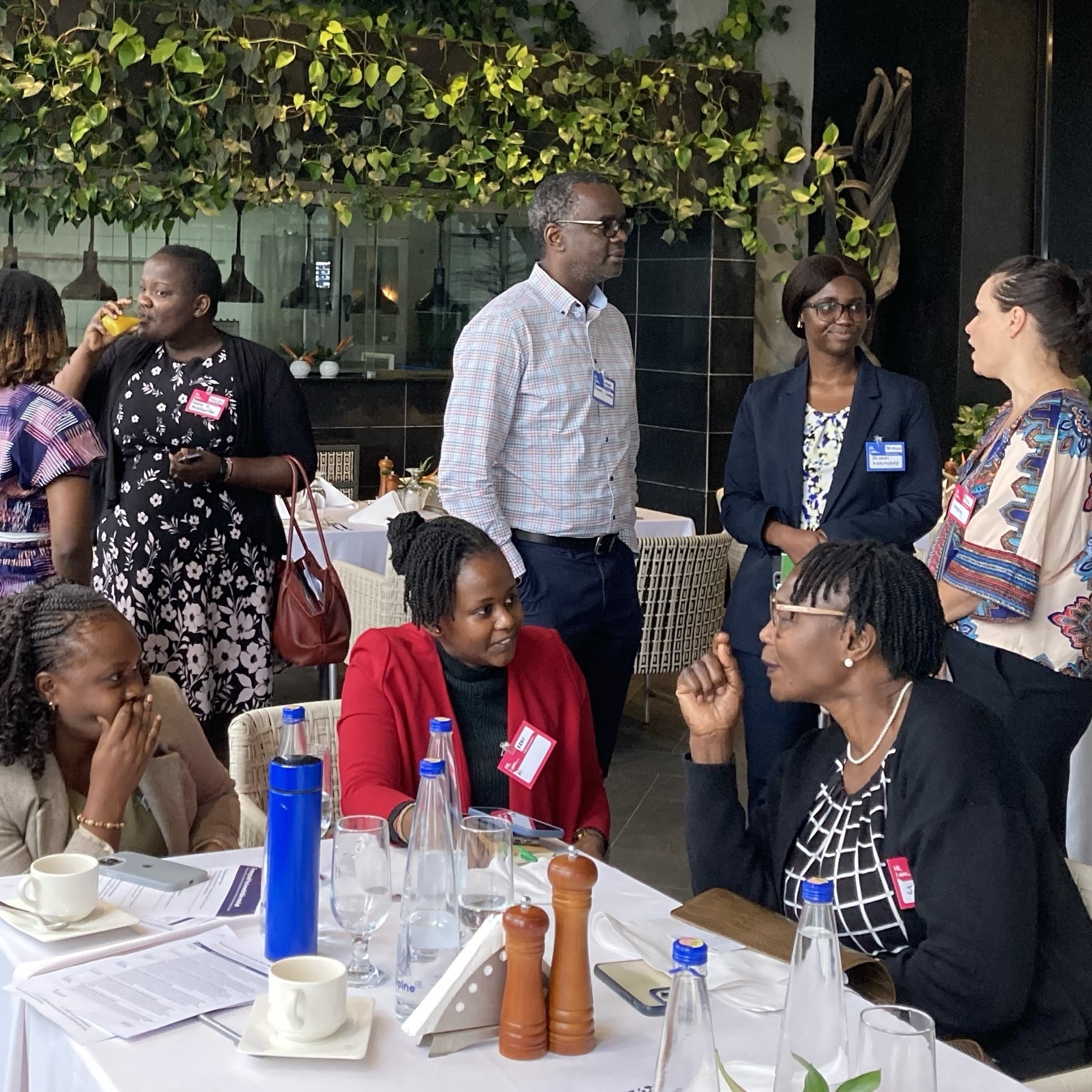 Attendees at the breakfast roundtable in Nairobi